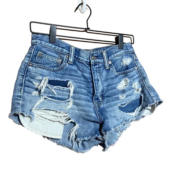 American Eagle Outfitters Blue Jean Shorts - Picture 2 of 8